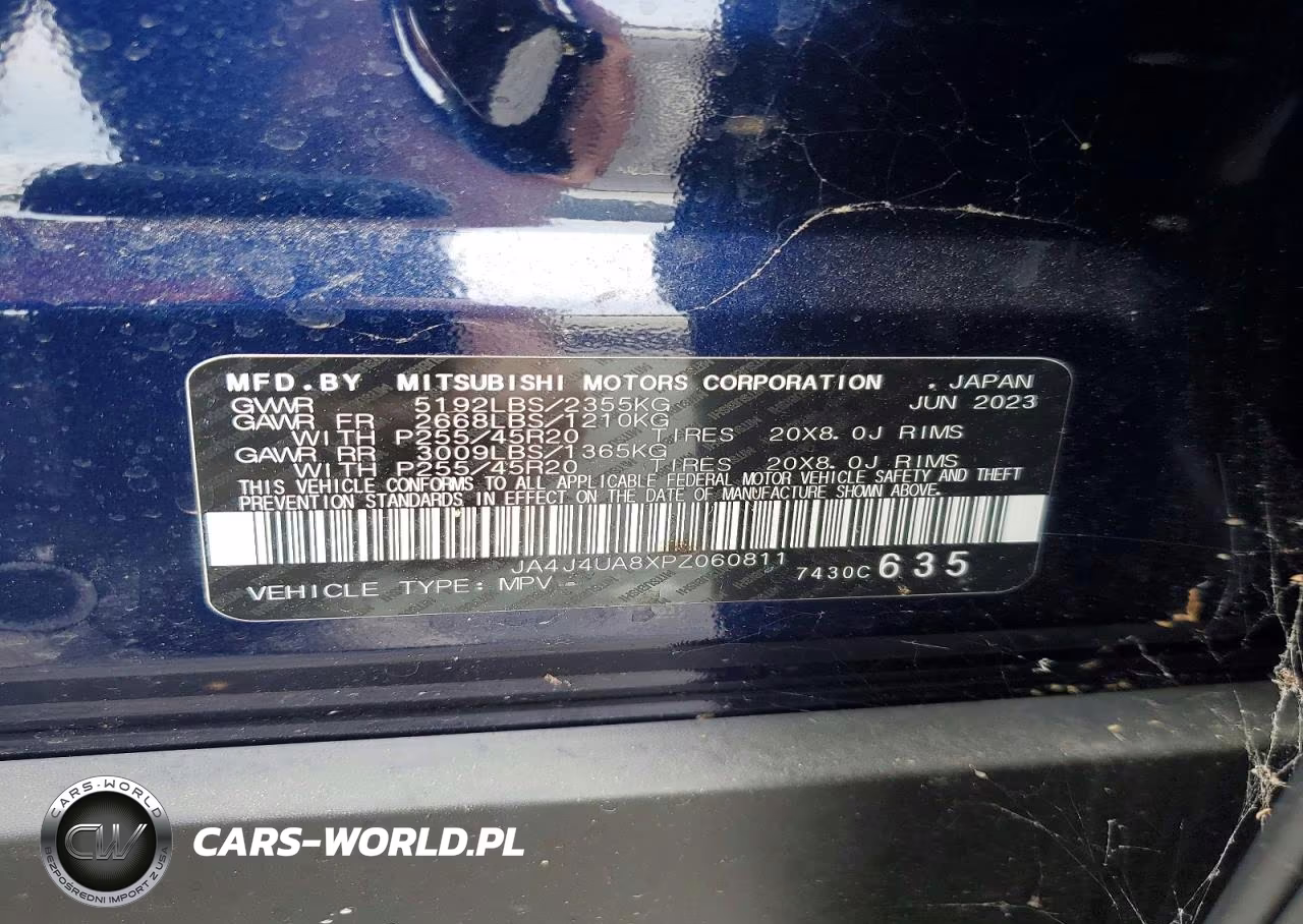 2023 Mitsubishi Outlander Se VIN:JA4J4UA8XPZ060811 - 12