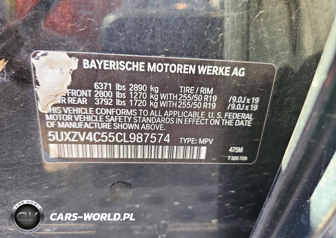 2012 BMW X5 xDrive35I VIN:5UXZV4C55CL987574 - 13