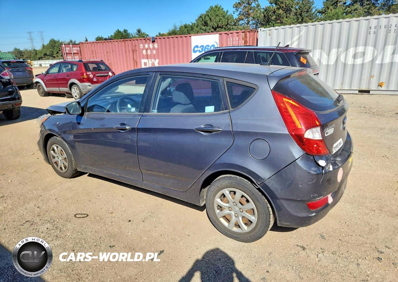 2012 Hyundai Accent Gs VIN:KMHCT5AE2CU028791 - 2