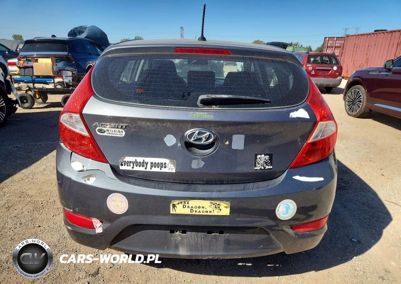 2012 Hyundai Accent Gs VIN:KMHCT5AE2CU028791 - 6
