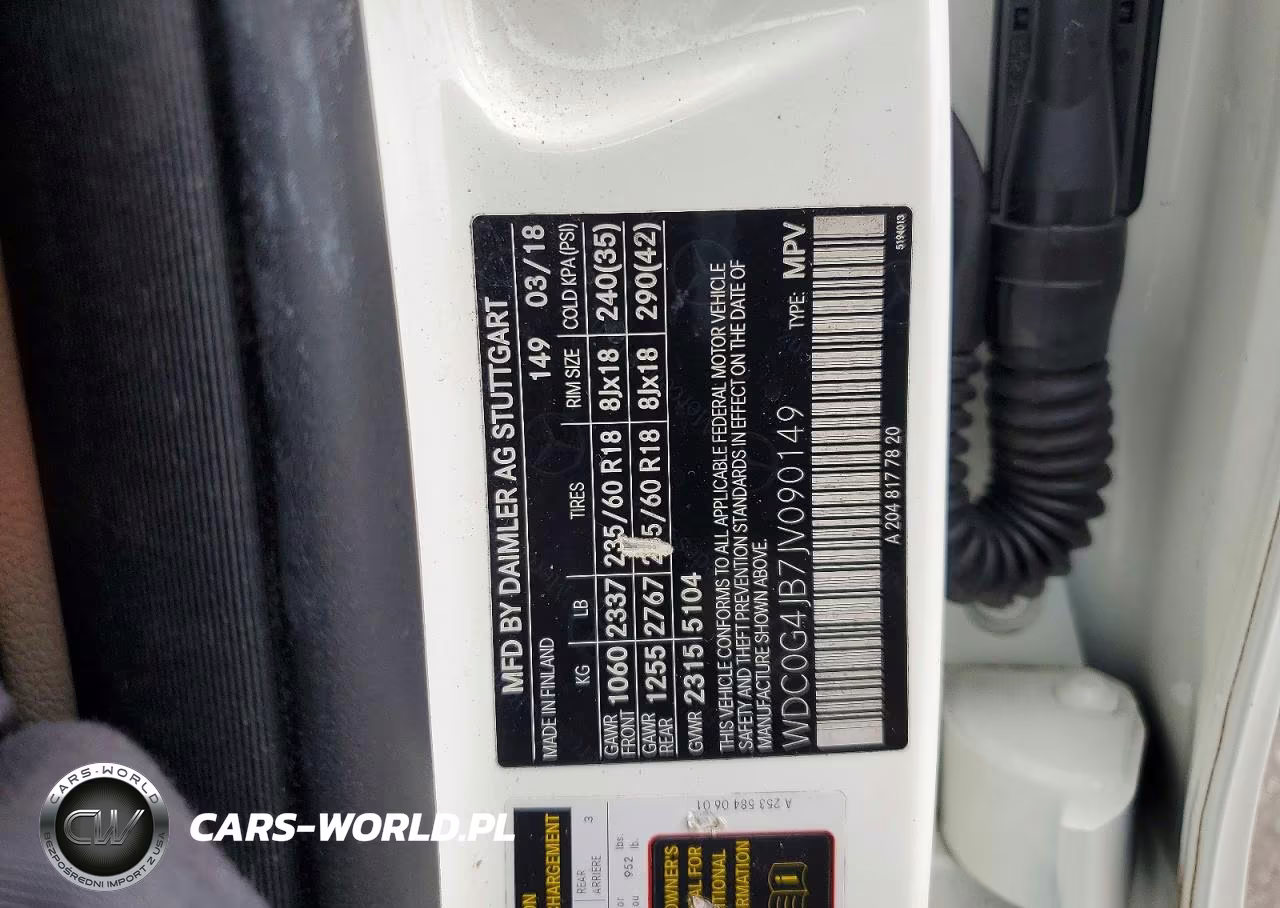 2018 Mercedes-Benz Glc 300 VIN:WDC0G4JB7JV090149 - 13