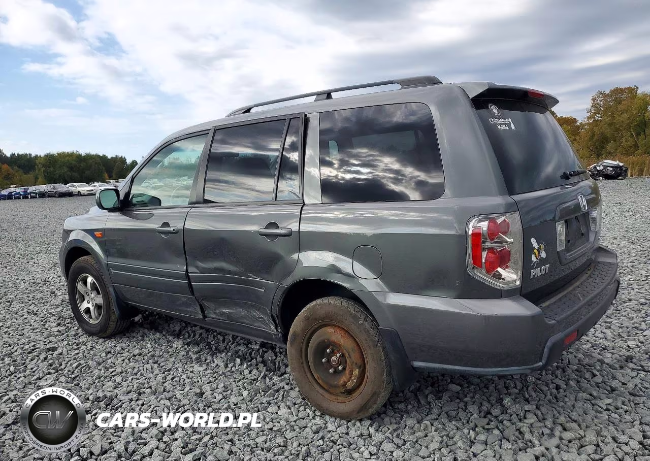 2007 Honda Pilot Exl VIN:2HKYF18537H505521 - 2