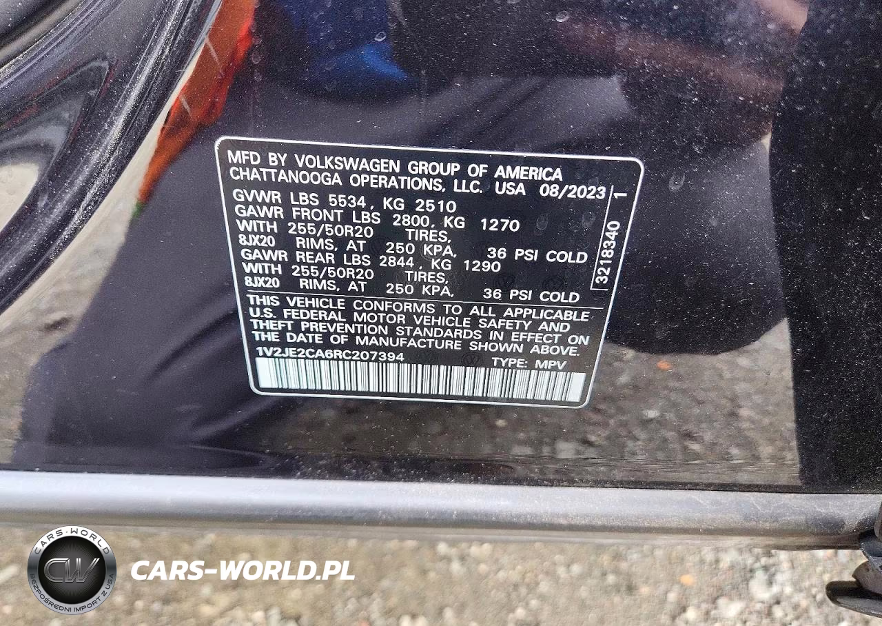 2024 Volkswagen Atlas Cross Sport Se VIN:1V2JE2CA6RC207394 - 13