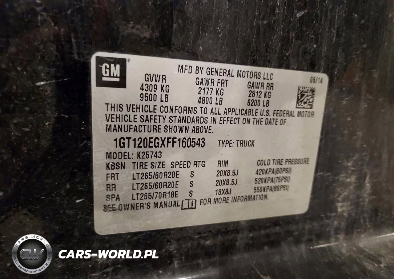 2015 GMC Sierra K2500 Denali VIN:1GT120EGXFF160543 - 12