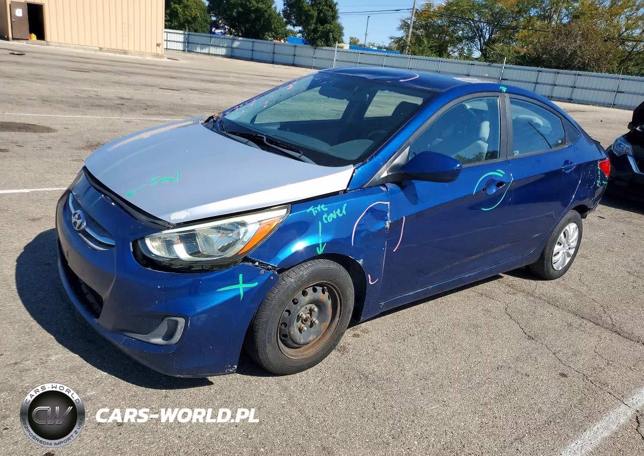2017 Hyundai Accent Se VIN:KMHCT4AE2HU286102 - 1