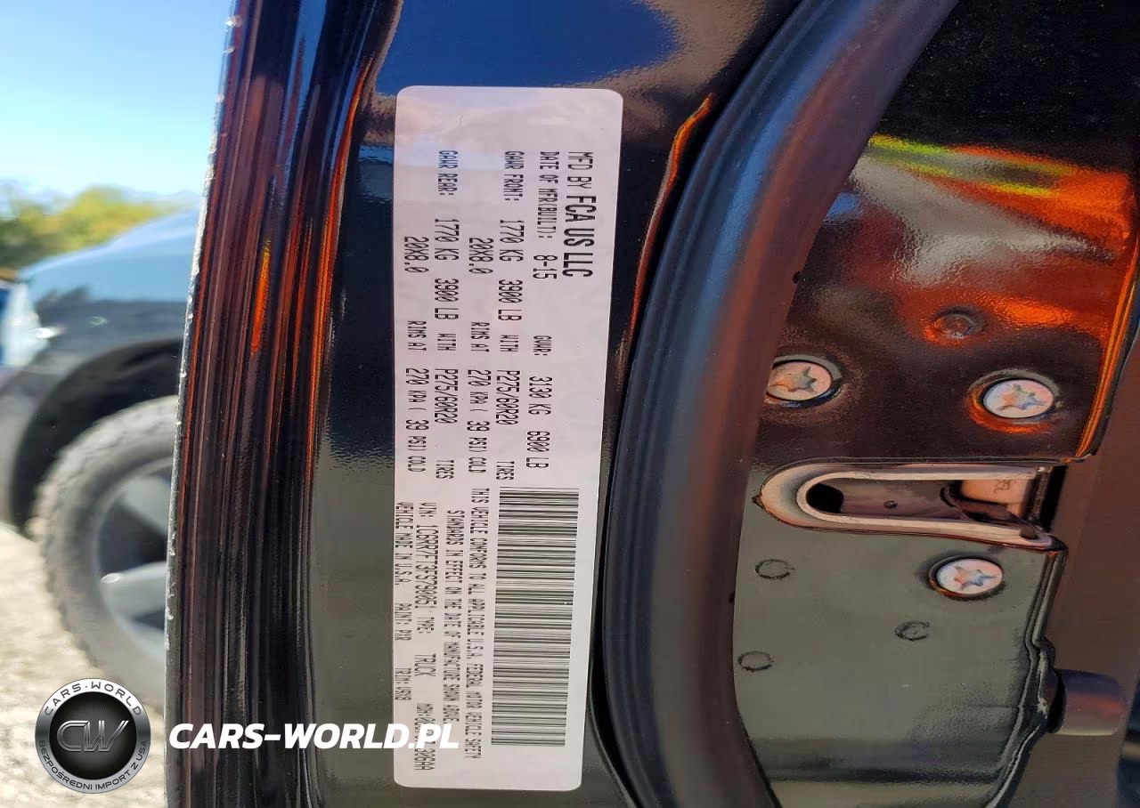 2015 Ram 1500 St VIN:1C6RR7FT3FS790051 - 12