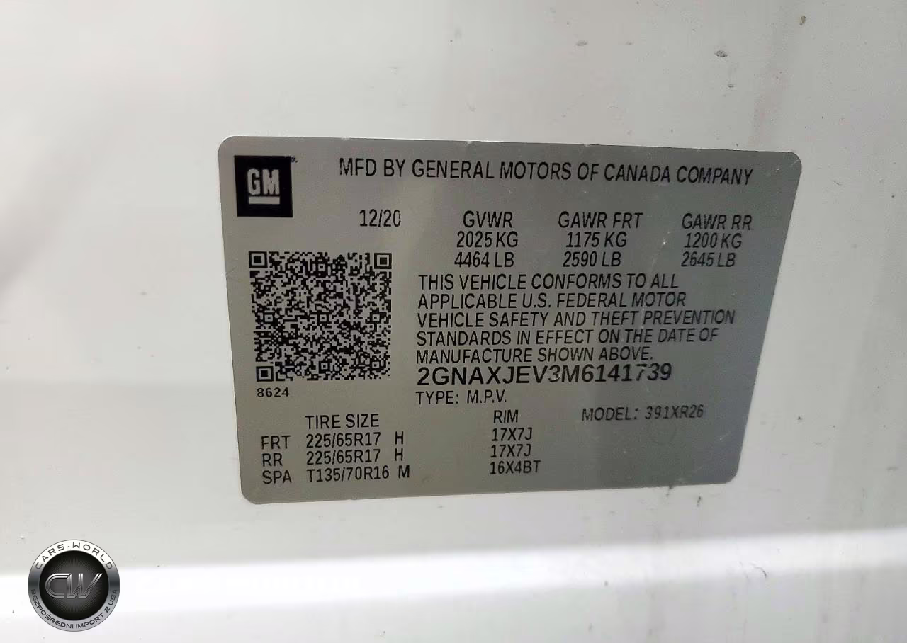 2021 Chevrolet Equinox Lt VIN:2GNAXJEV3M6141739 - 13