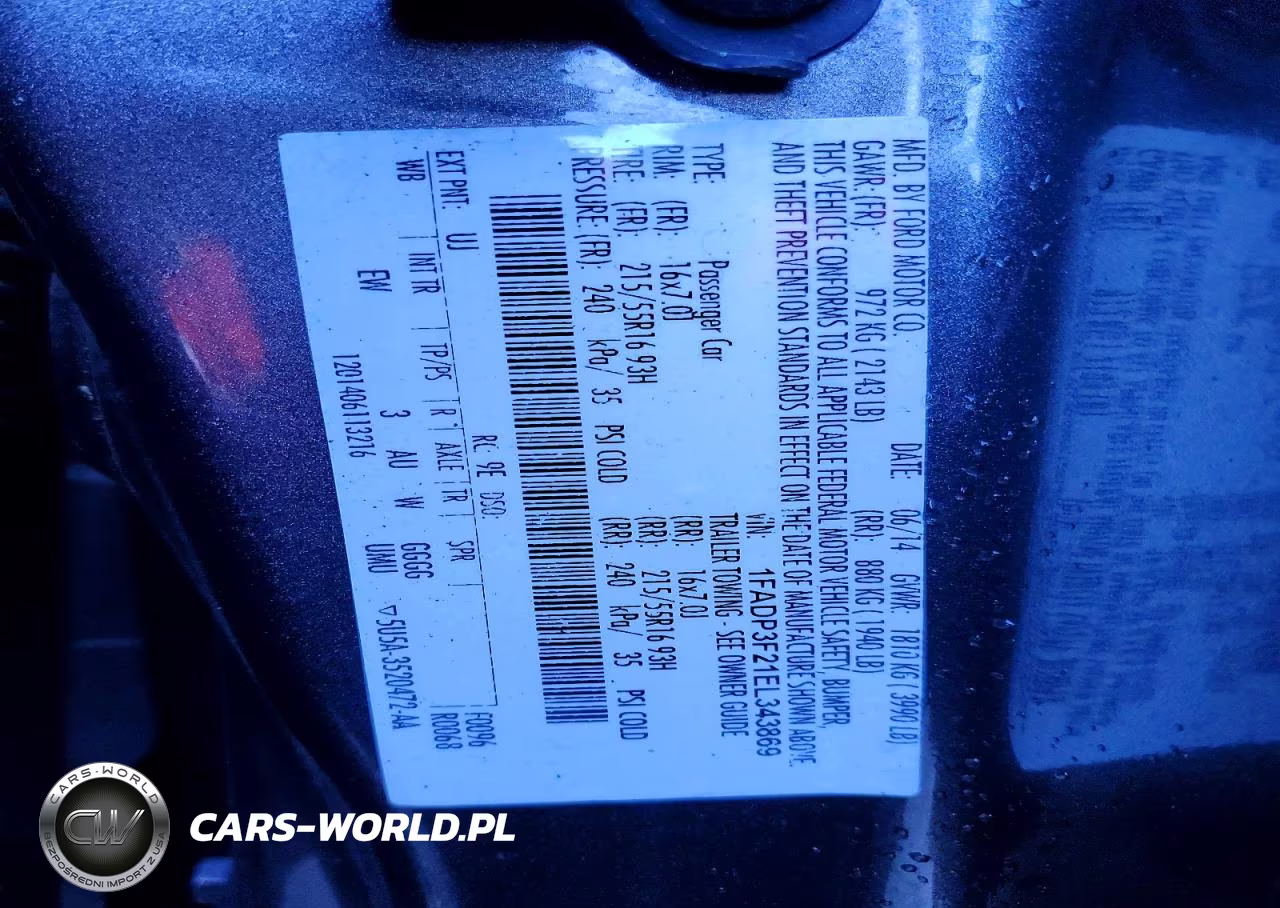 2014 Ford Focus Se VIN:1FADP3F21EL343869 - 13