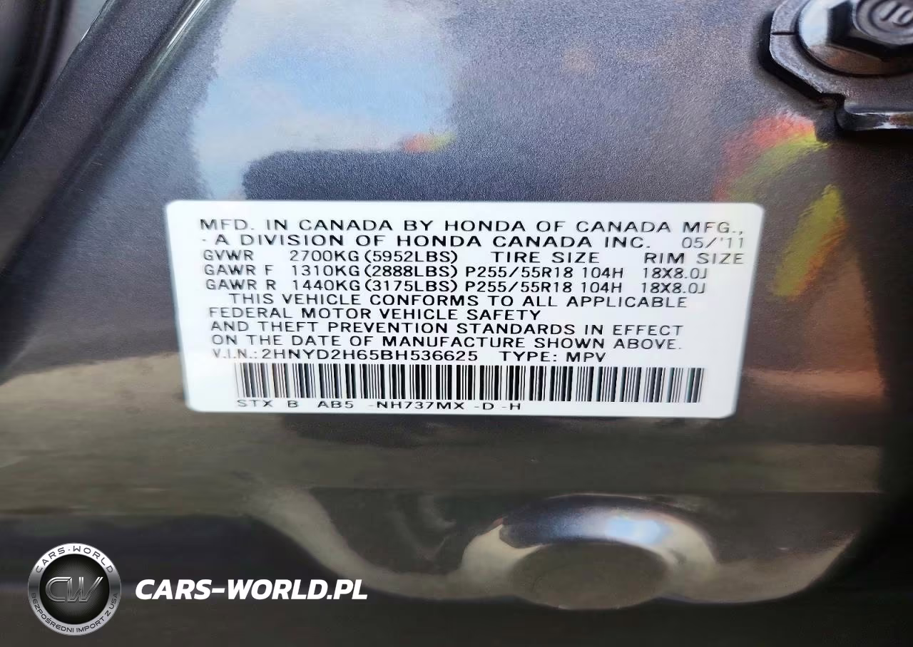 2011 Acura Mdx Technology VIN:2HNYD2H65BH536625 - 13