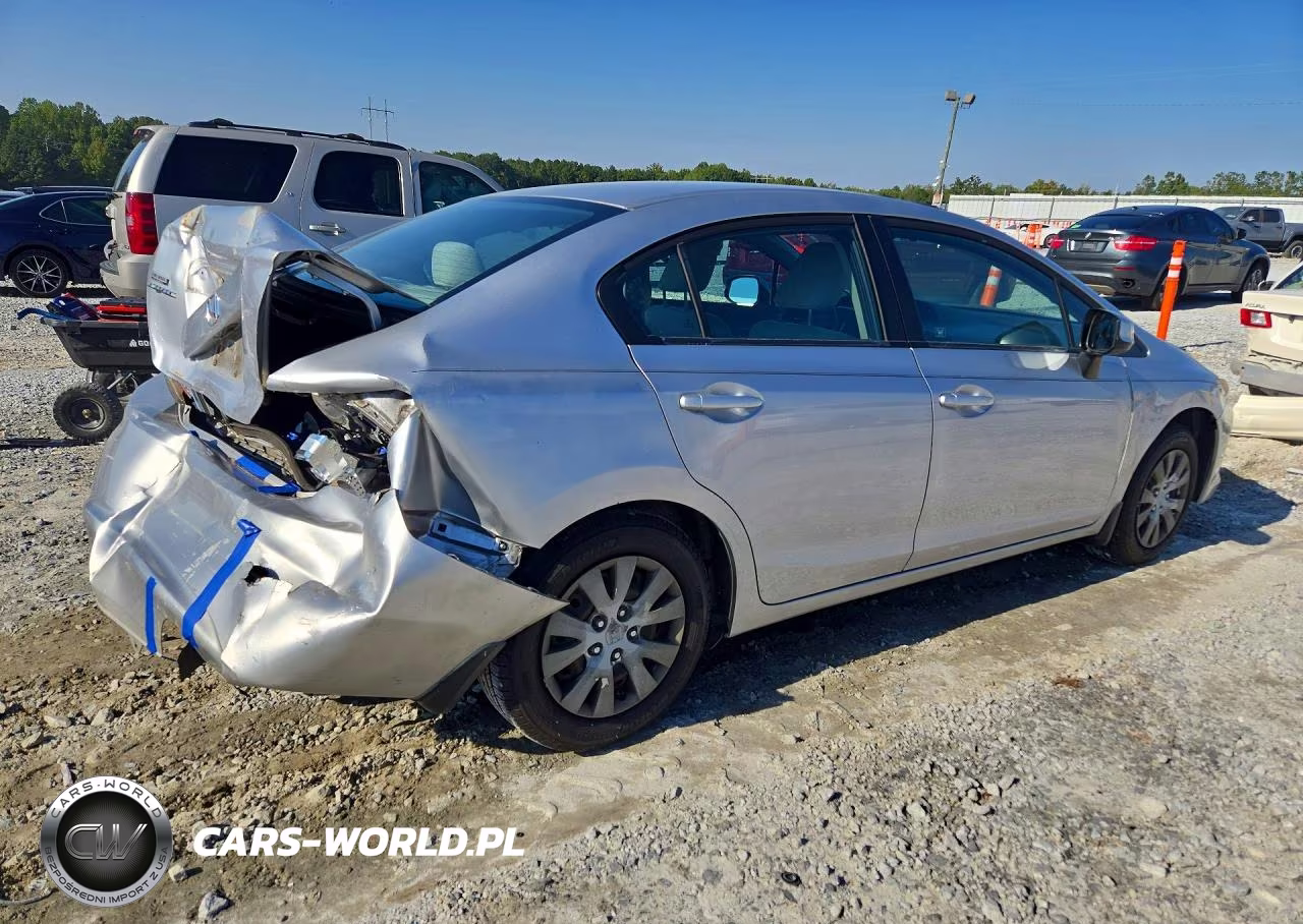 2012 Honda Civic Lx VIN:19XFB2F53CE036702 - 3