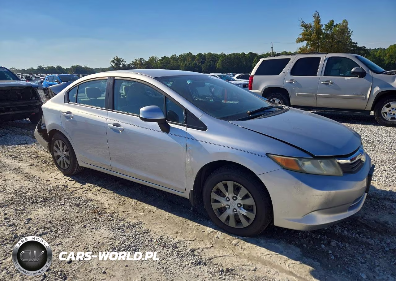 2012 Honda Civic Lx VIN:19XFB2F53CE036702 - 4