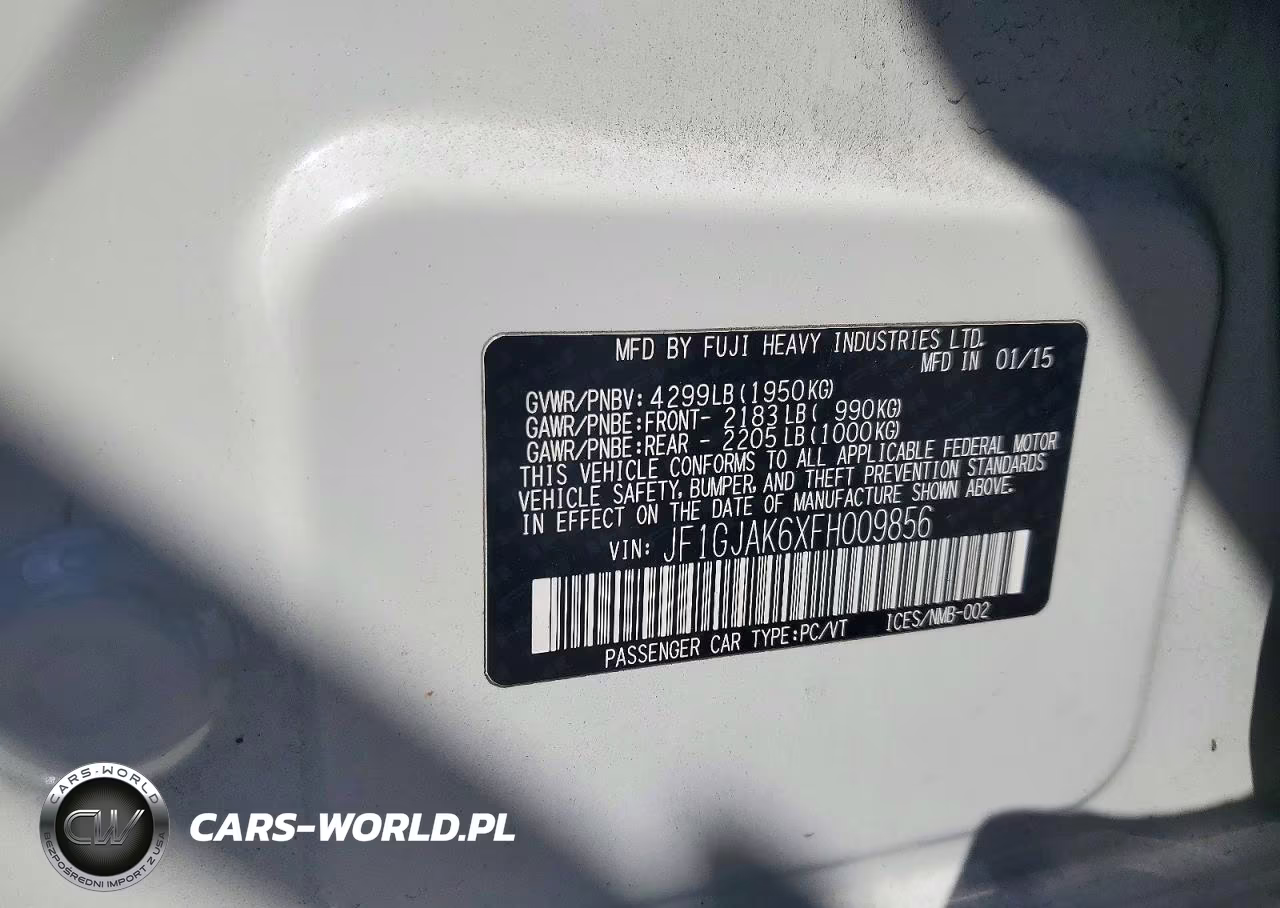 2015 Subaru Impreza Premium Plus VIN:JF1GJAK6XFH009856 - 12