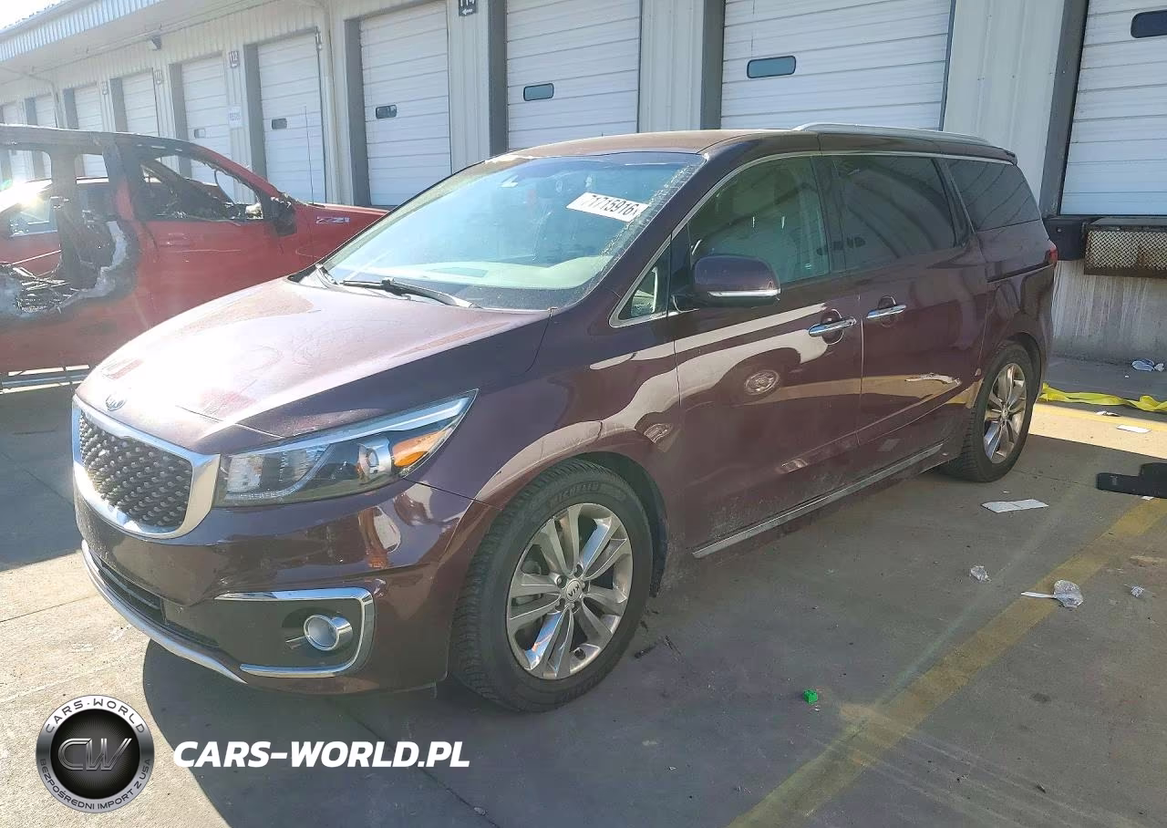 2016 Kia Sedona Sxl VIN:KNDME5C12G6159498 - 1