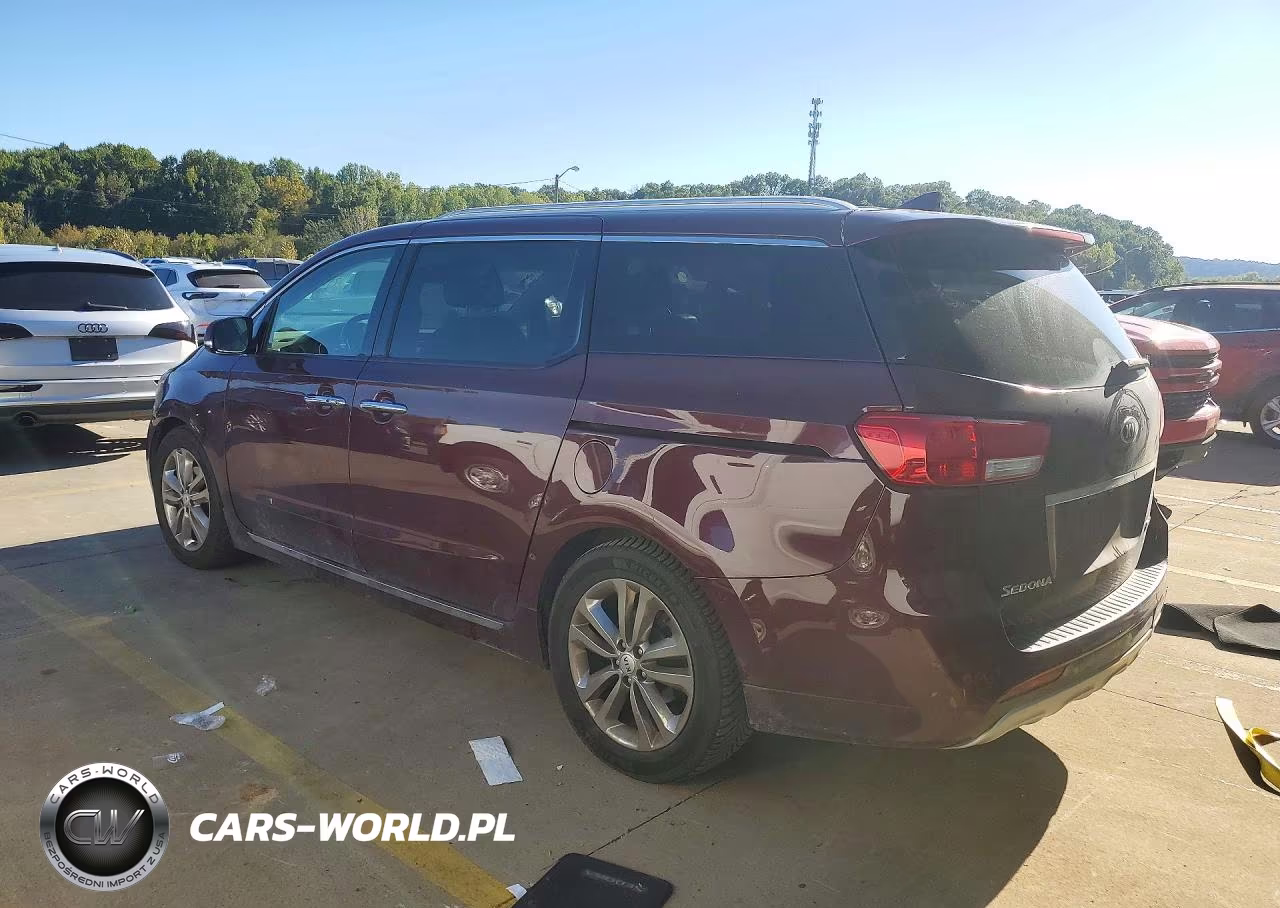 2016 Kia Sedona Sxl VIN:KNDME5C12G6159498 - 2