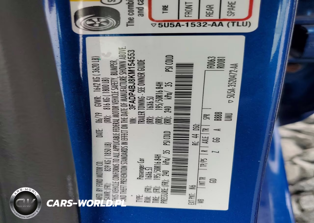 2019 Ford Fiesta Se VIN:3FADP4BJ8KM154553 - 12