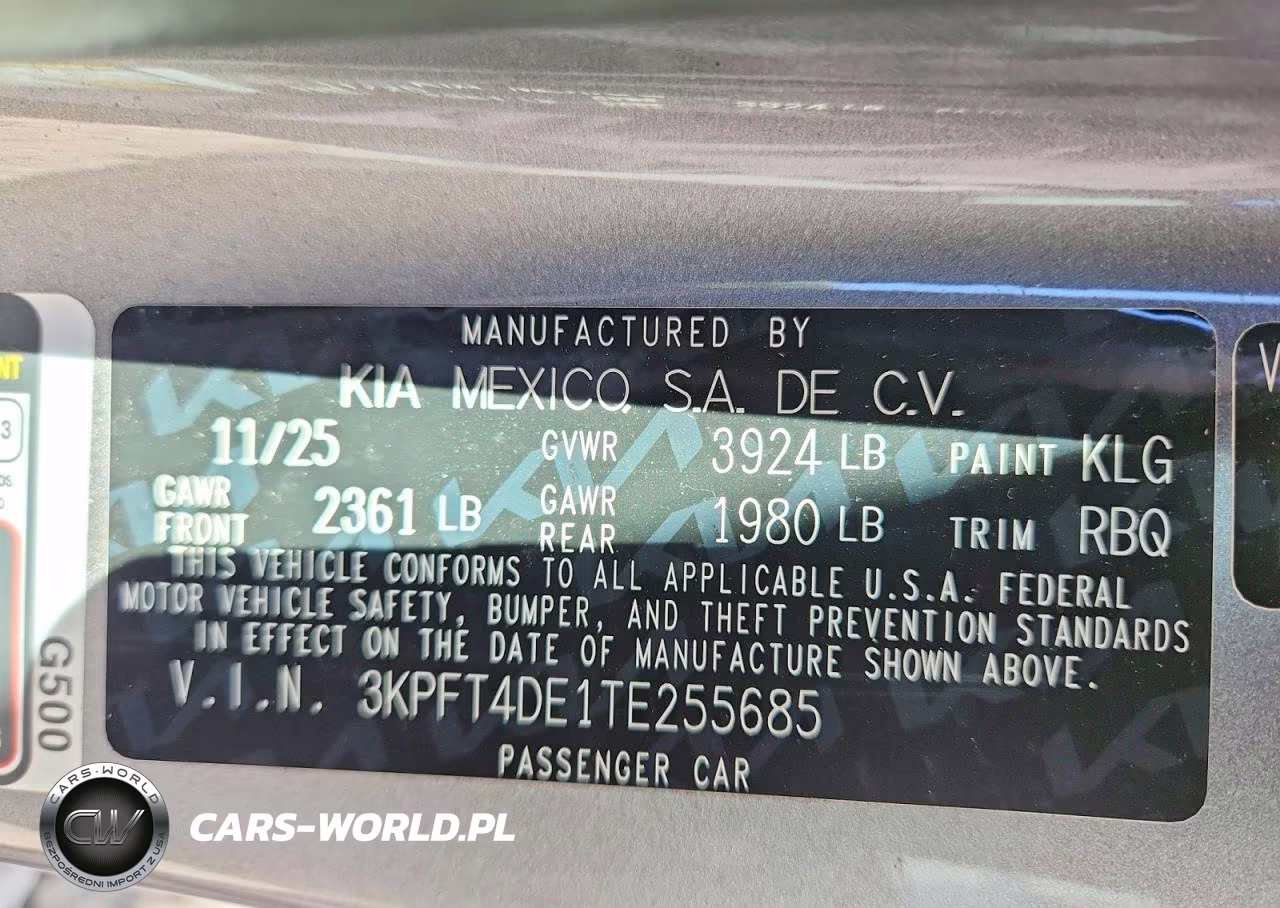 2026 Kia K4 Lxs VIN:3KPFT4DE1TE255685 - 13