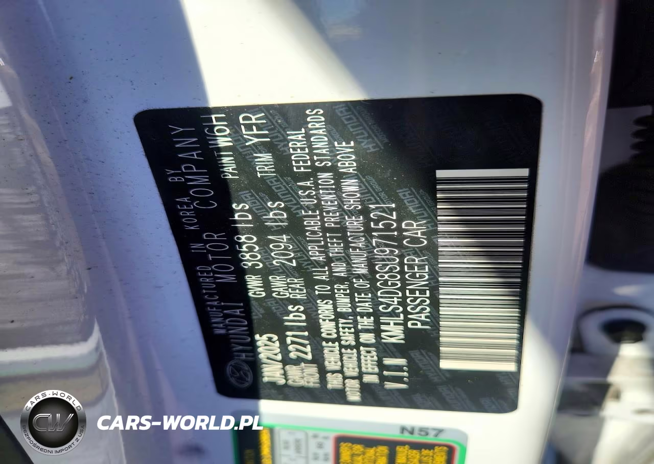 2025 Hyundai Elantra Sel VIN:KMHLS4DG8SU971521 - 12