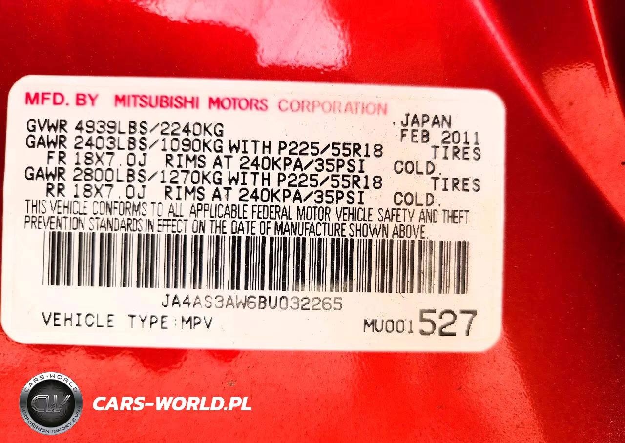 2011 Mitsubishi Outlander Se VIN:JA4AS3AW6BU032265 - 12