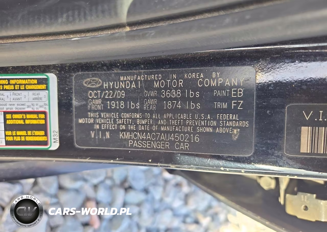 2010 Hyundai Accent Gls VIN:KMHCN4AC7AU450216 - 13