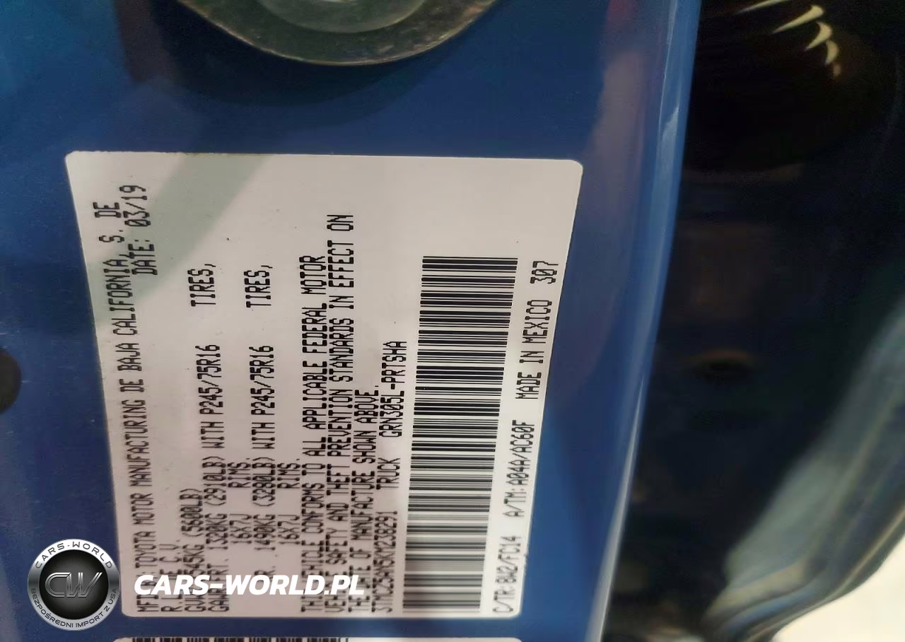 2019 Toyota Tacoma Sr5 V6 VIN:3TMCZ5AN5KM238291 - 12