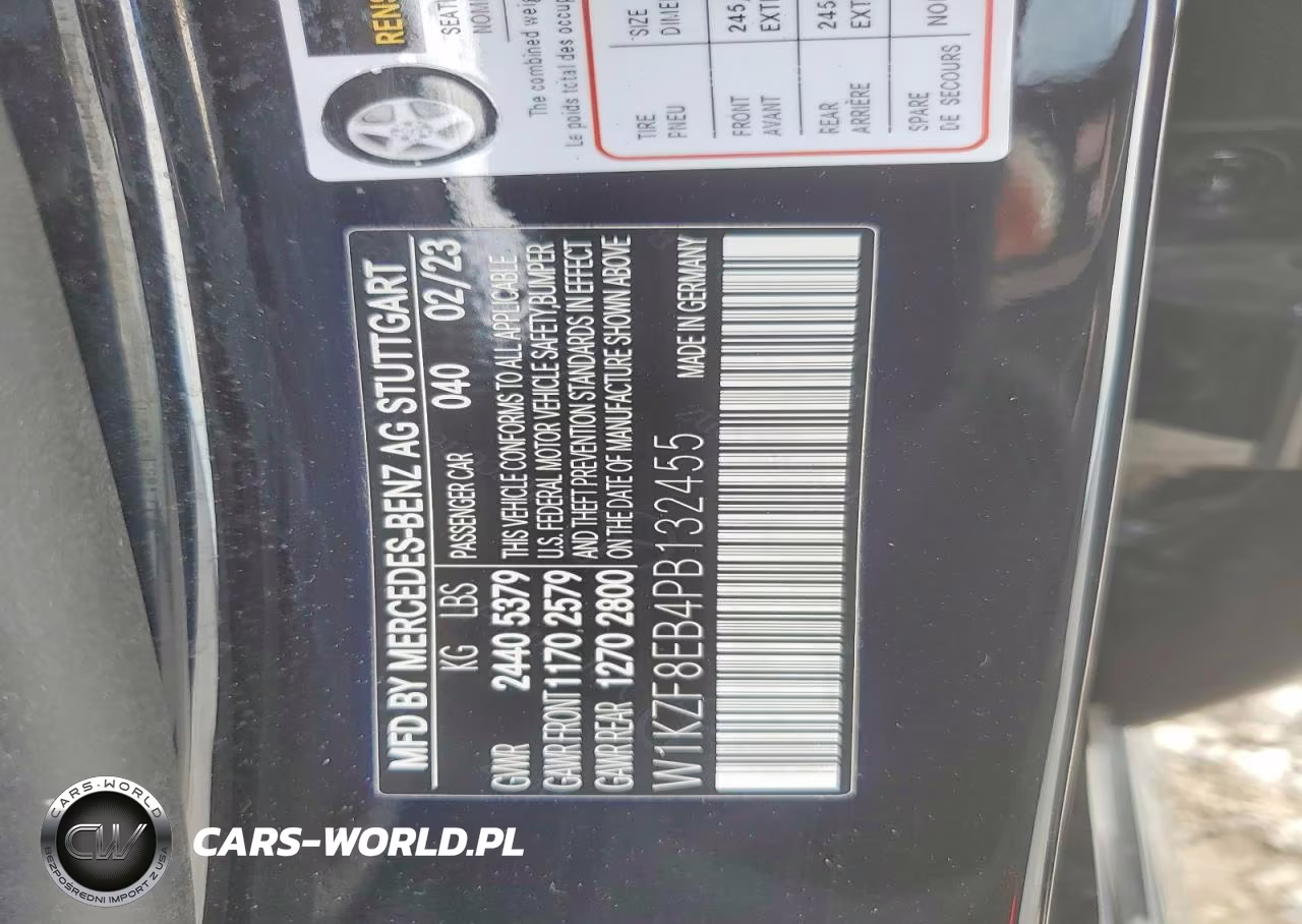 2023 Mercedes-Benz E 350 4Matic VIN:W1KZF8EB4PB132455 - 12