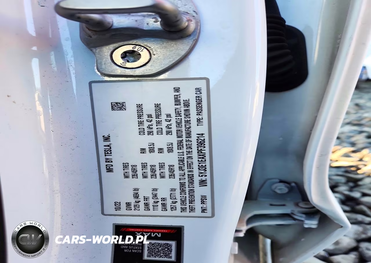 2023 Tesla Model 3 VIN:5YJ3E1EAXPF396214 - 12