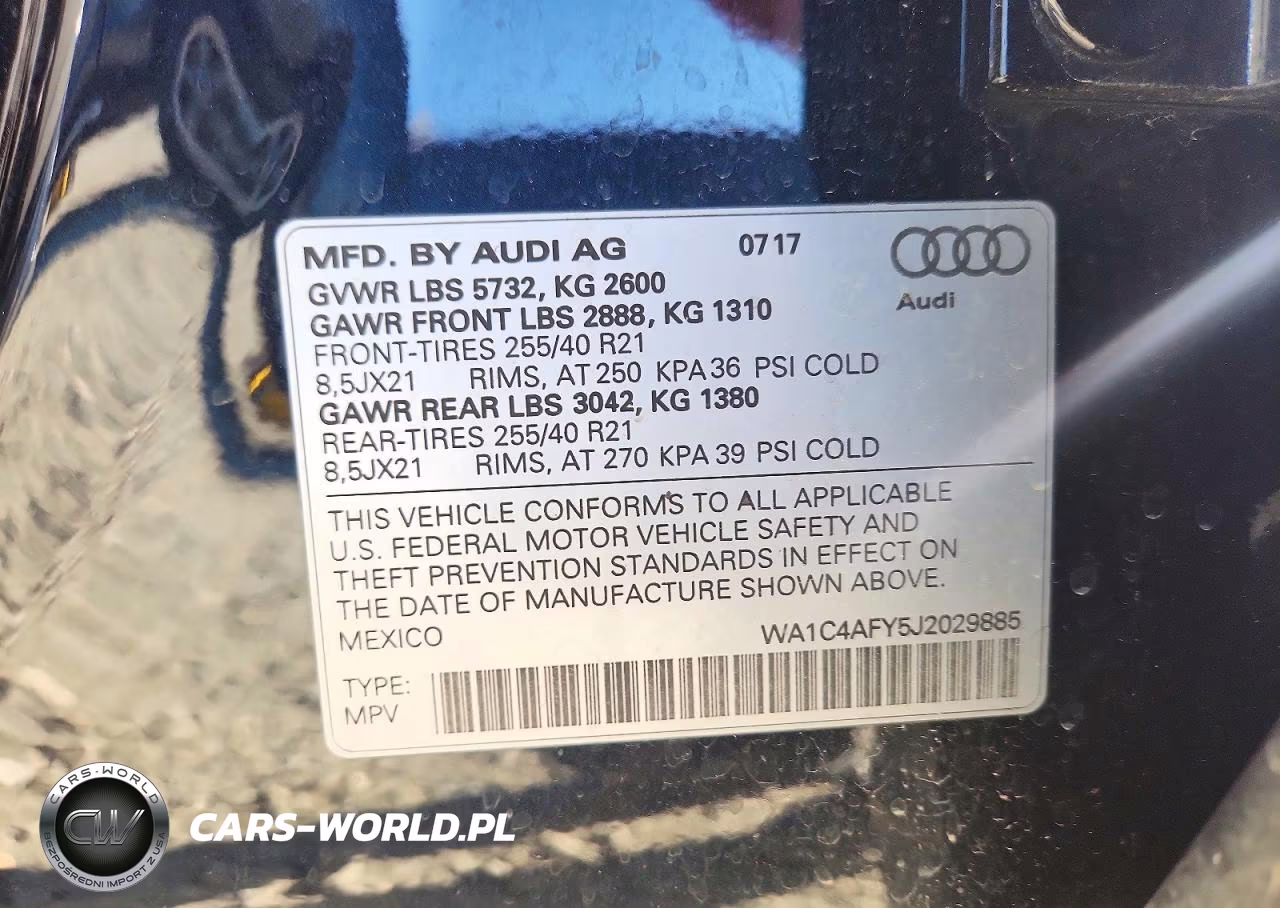 2018 Audi Sq5 Prestige VIN:WA1C4AFY5J2029885 - 13