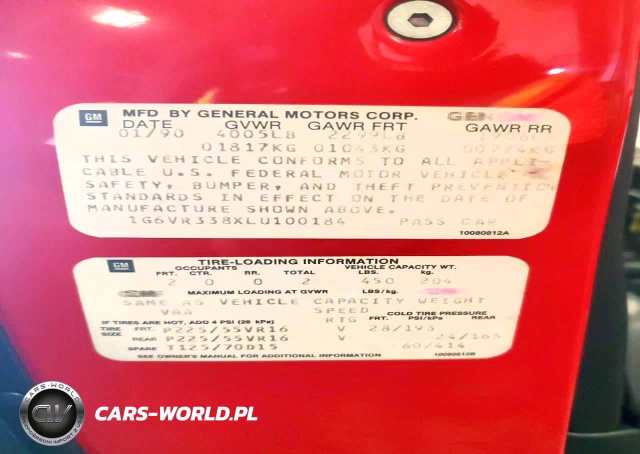 1990 Cadillac Allante Cv VIN:1G6VR338XLU100184 - 12