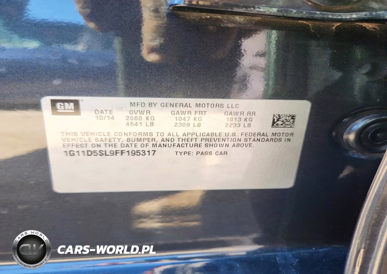 2015 Chevrolet Malibu 2Lt VIN:1G11D5SL9FF195317 - 12