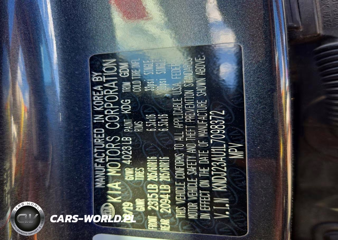2020 Kia Soul Lx VIN:KNDJ23AU1L7098372 - 12