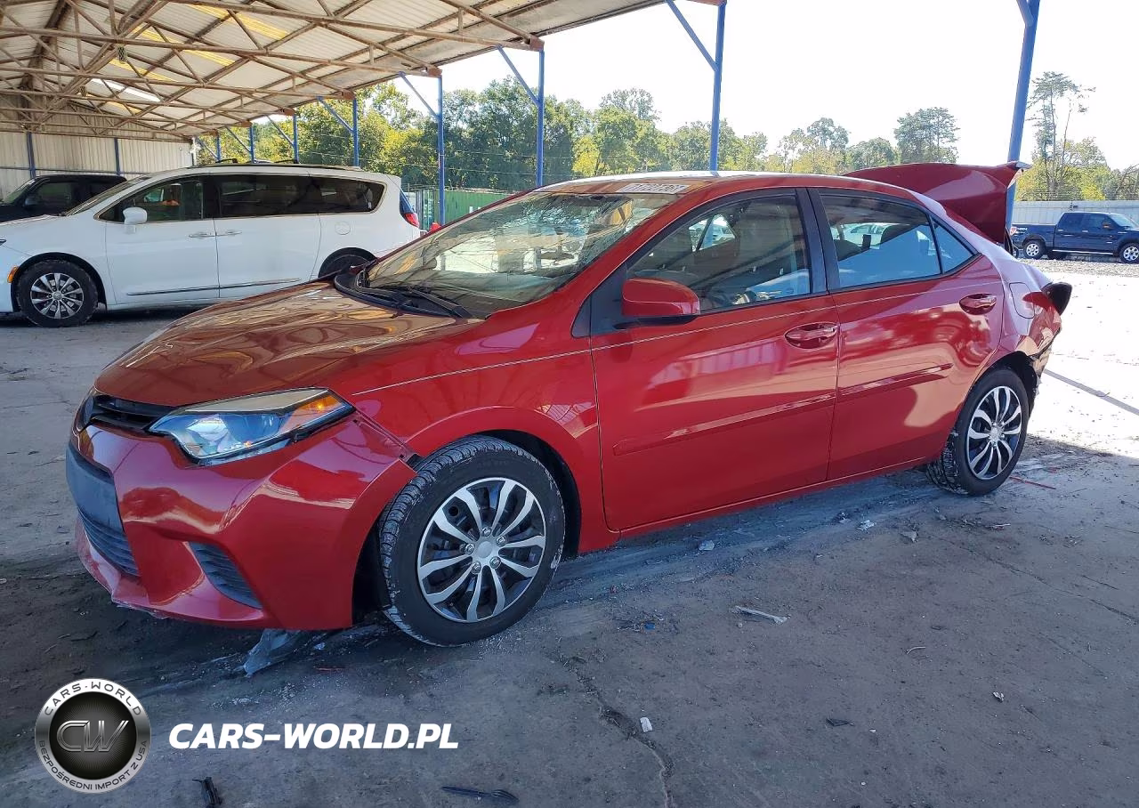 2016 Toyota Corolla Le VIN:5YFBURHE9GP558768 - 1