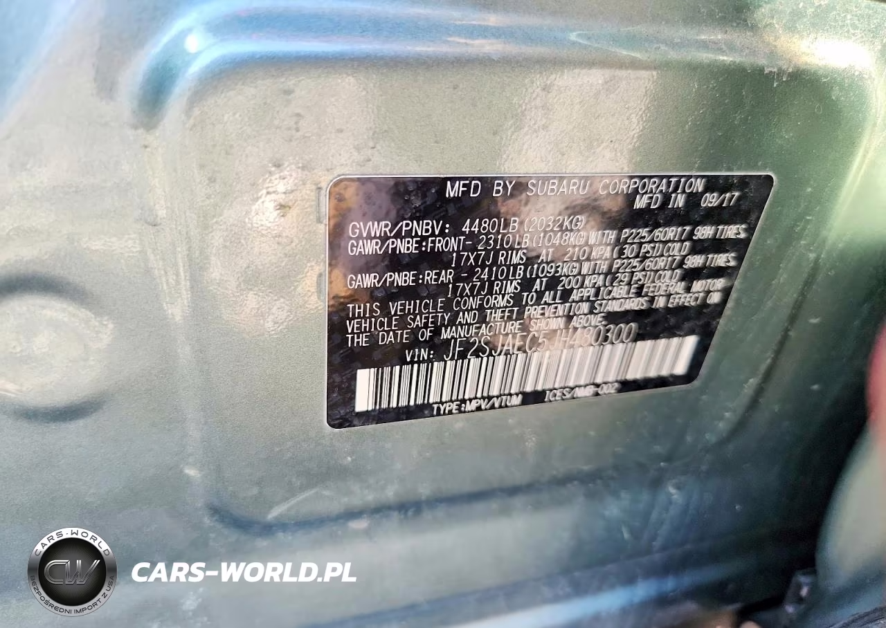 2018 Subaru Forester 2.5I Premium VIN:JF2SJAEC5JH480300 - 12