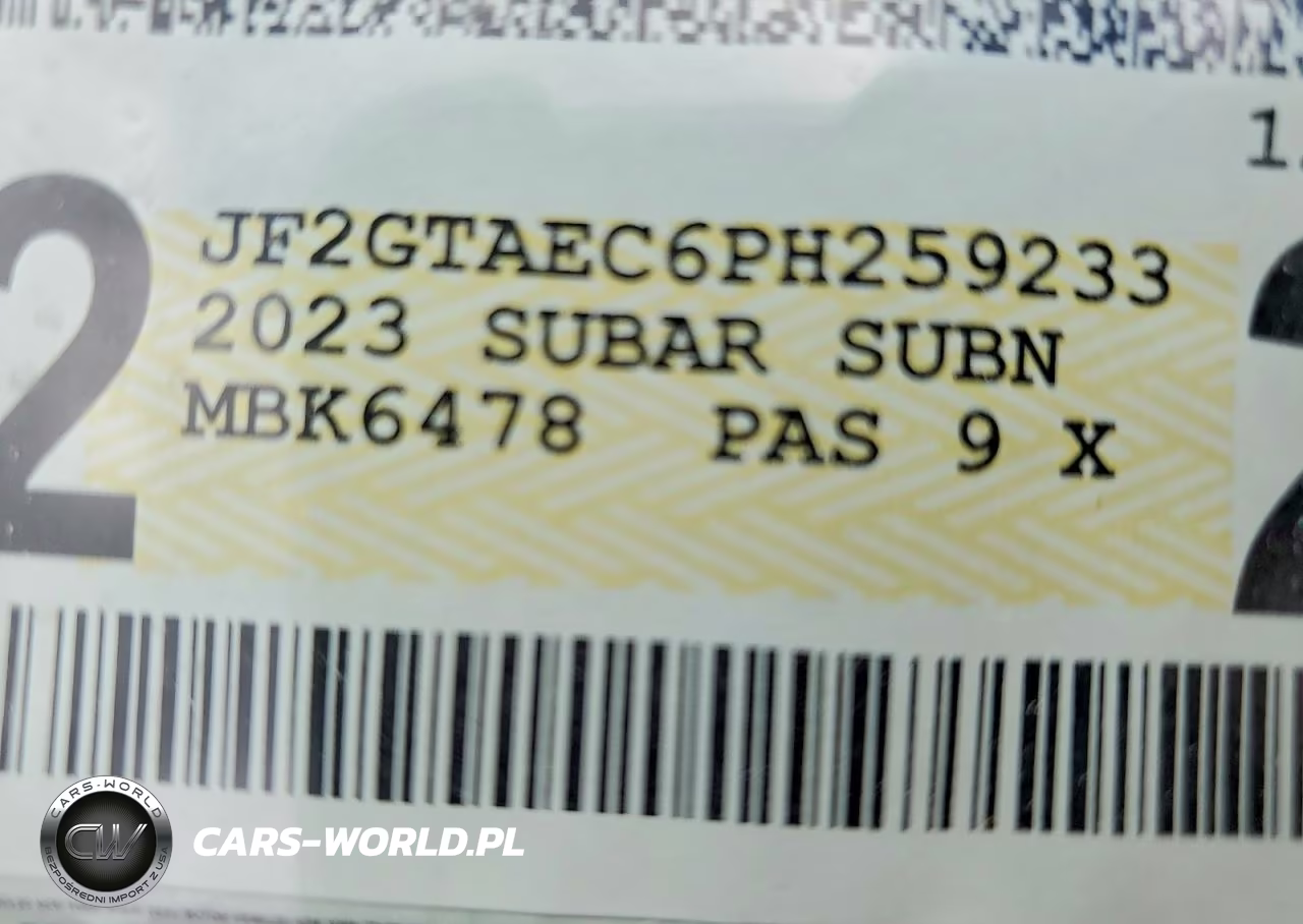 2023 Subaru Crosstrek Premium VIN:JF2GTAEC6PH259233 - 12