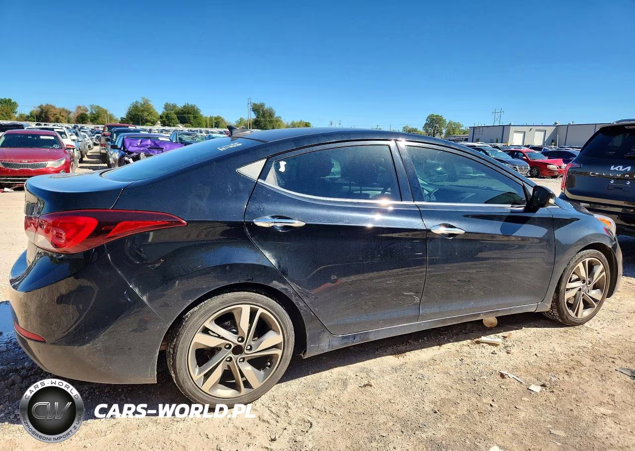 2014 Hyundai Elantra Limited VIN:5NPDH4AE9EH534734 - 3