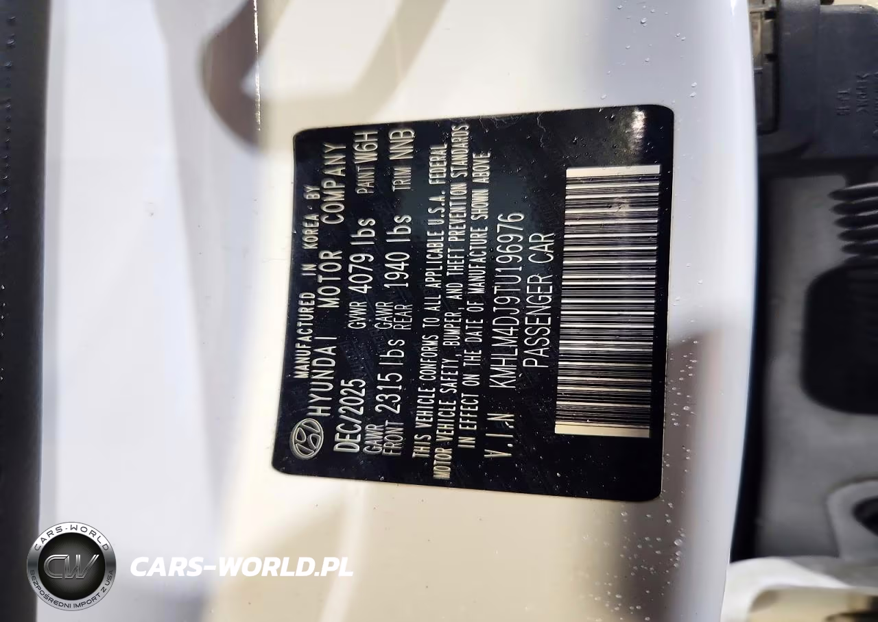 2026 Hyundai Elantra Hybrid Blue VIN:KMHLM4DJ9TU196976 - 12