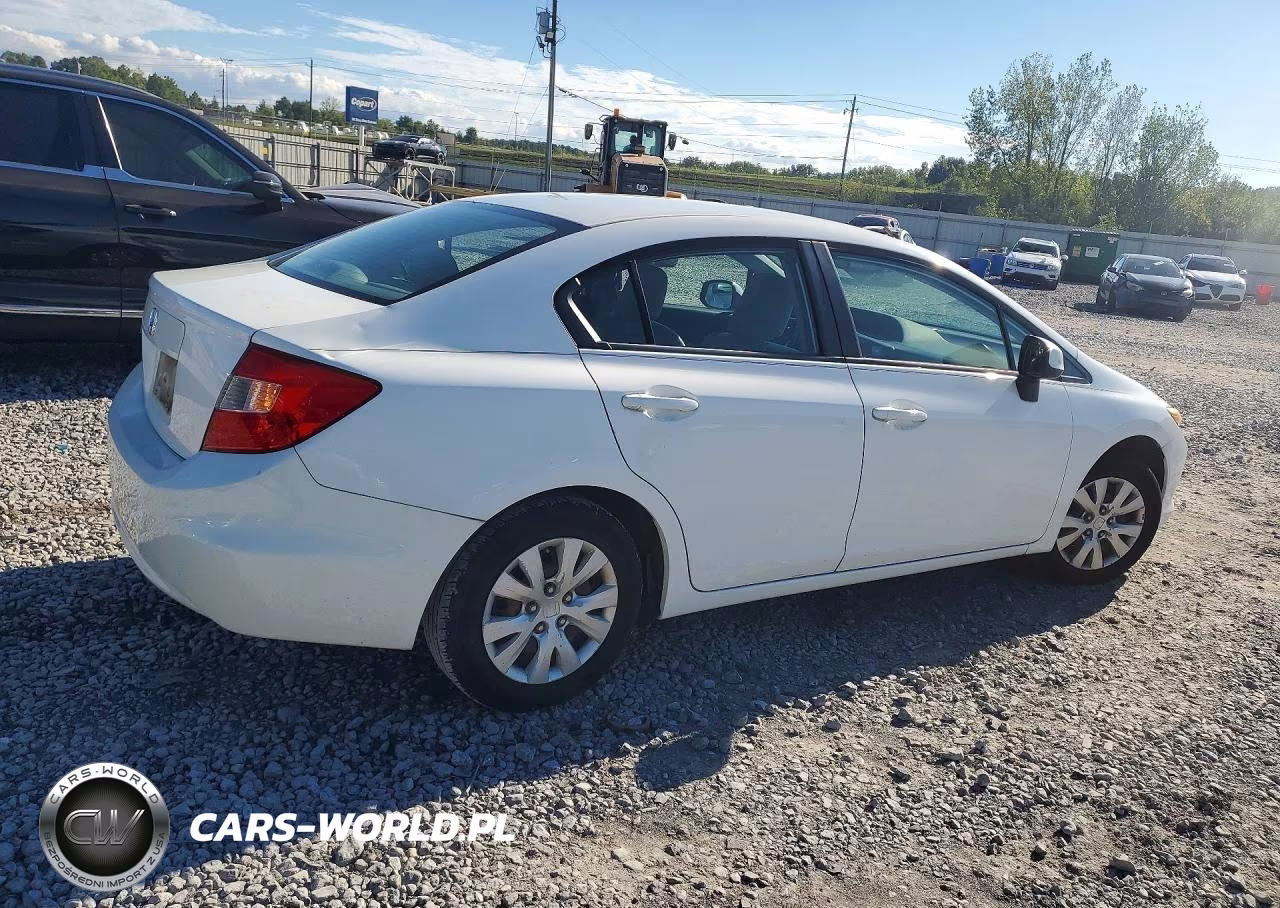 2012 Honda Civic Lx VIN:19XFB2F56CE041988 - 3