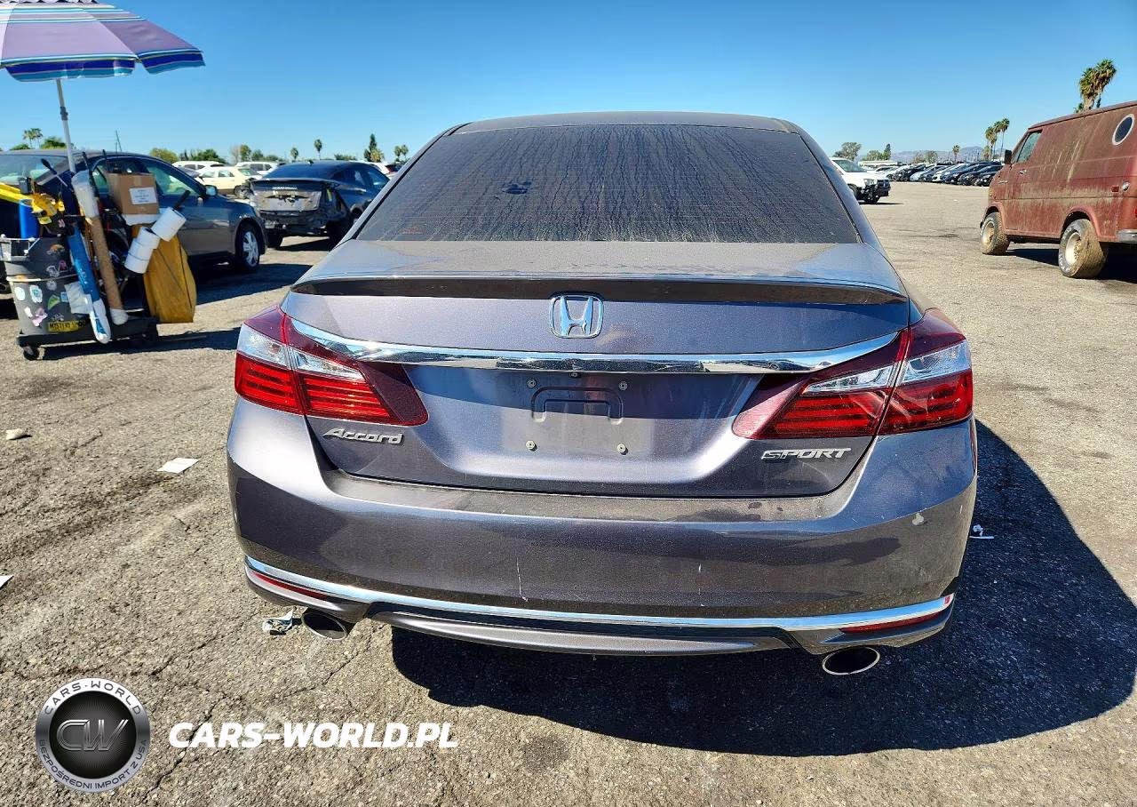 2017 Honda Accord Sport VIN:1HGCR2F50HA274825 - 6