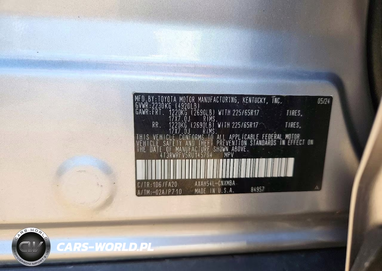 2024 Toyota Rav4 Hybrid Xle VIN:4T3RWRFV5RU145704 - 14