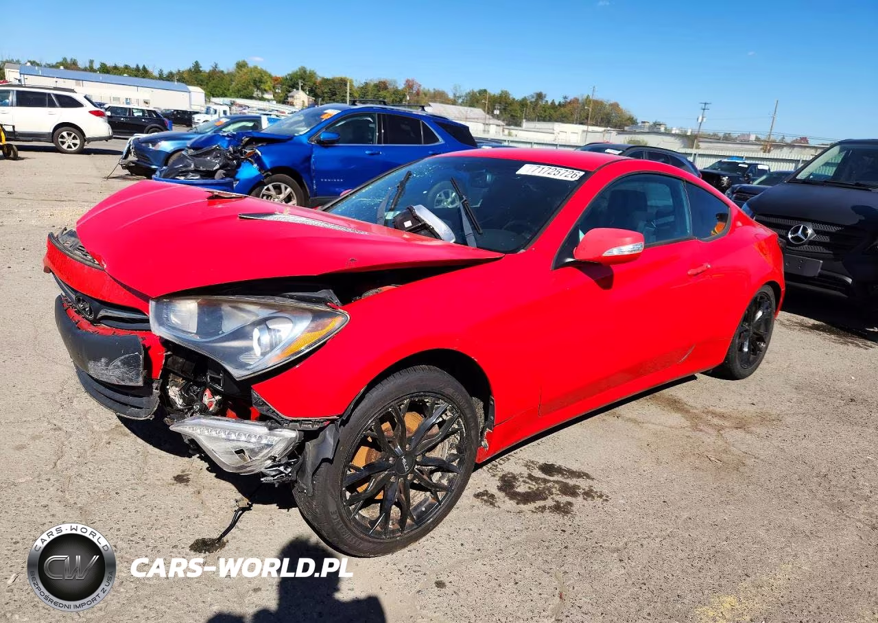 2015 Hyundai Genesis Coupe 3.8 VIN:KMHHT6KJ7FU127229 - 1