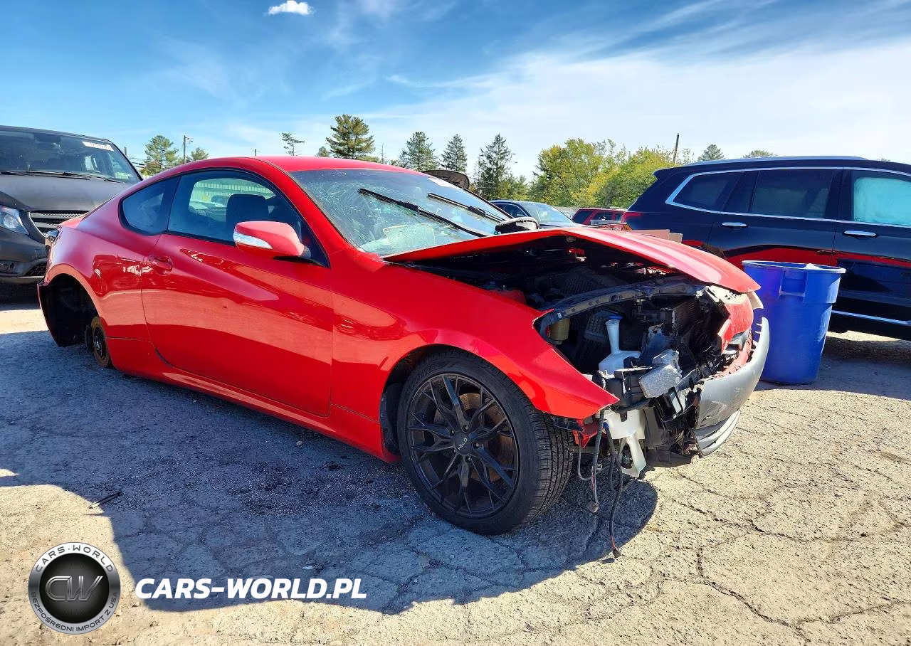 2015 Hyundai Genesis Coupe 3.8 VIN:KMHHT6KJ7FU127229 - 4