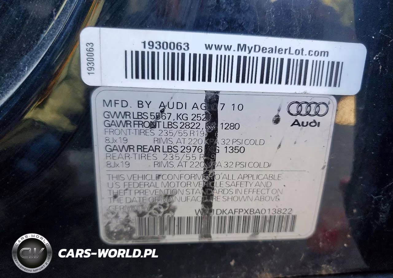 2011 Audi Q5 Premium Plus VIN:WA1DKAFPXBA013822 - 13