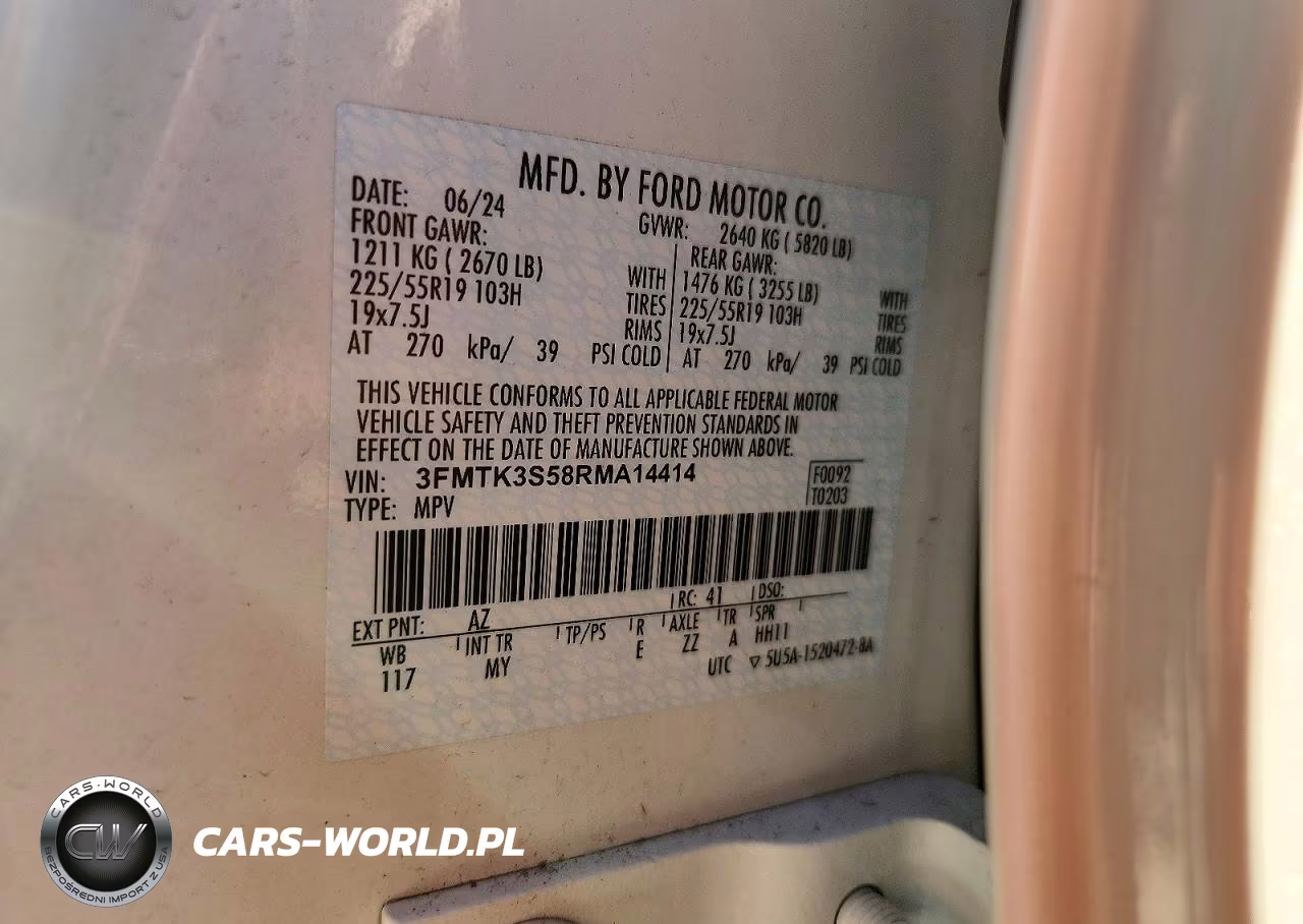2024 Ford Mustang Mach-E Premium VIN:3FMTK3S58RMA14414 - 14