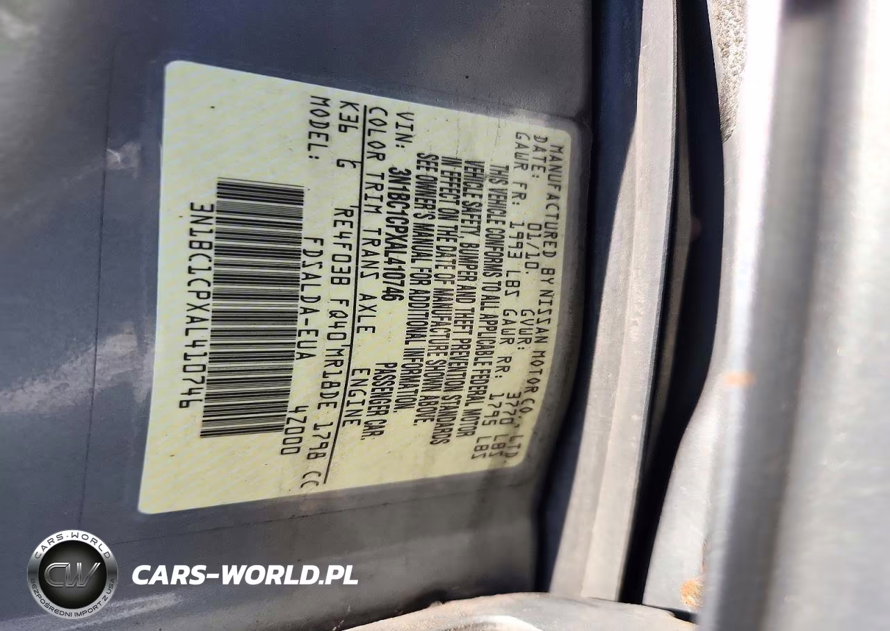 2010 Nissan Versa 1.8 S VIN:3N1BC1CPXAL410746 - 13