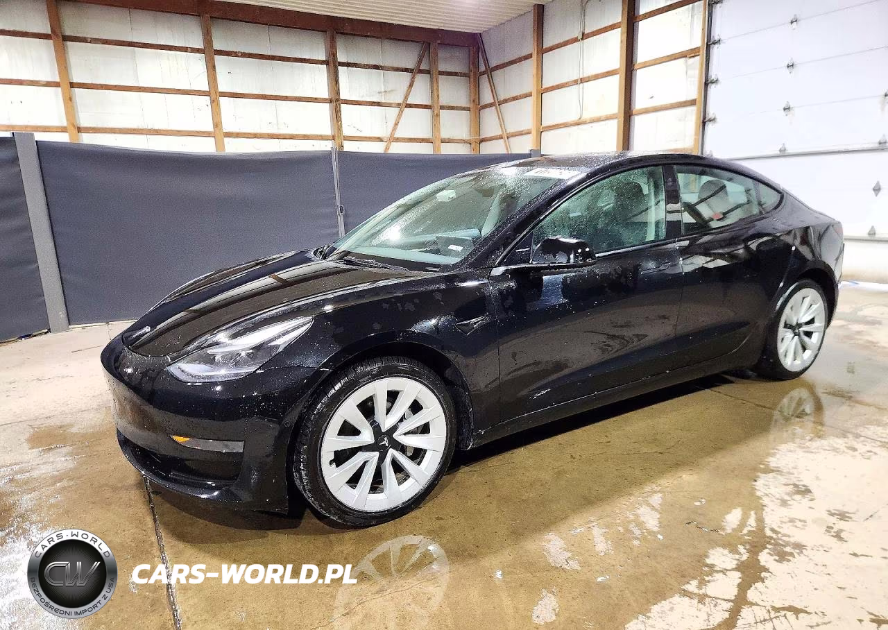 2022 Tesla Model 3 VIN:5YJ3E1EA3NF289972 - 1