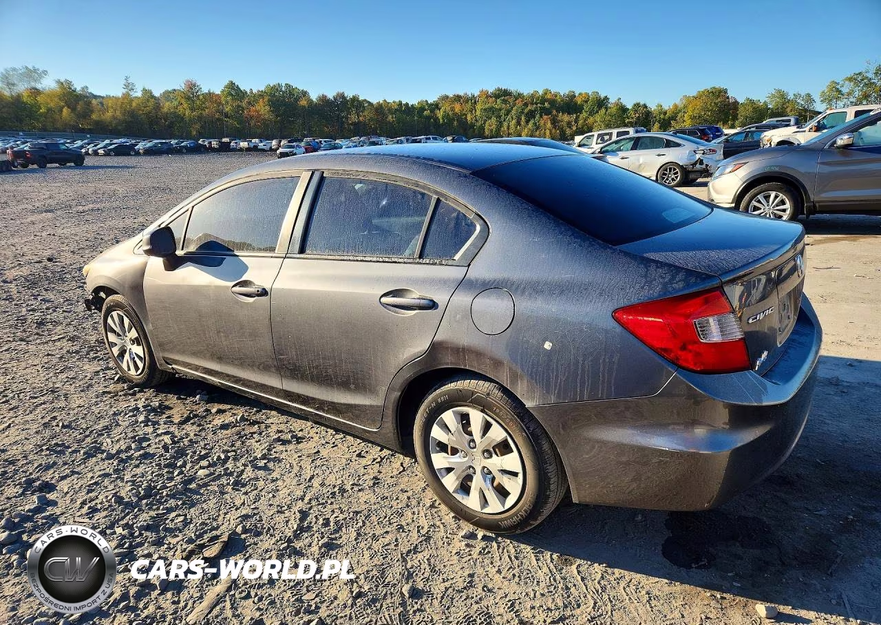 2012 Honda Civic Lx VIN:19XFB2F51CE344886 - 2