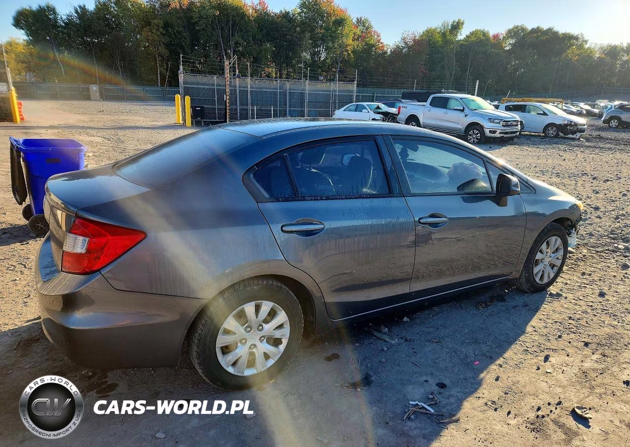 2012 Honda Civic Lx VIN:19XFB2F51CE344886 - 3