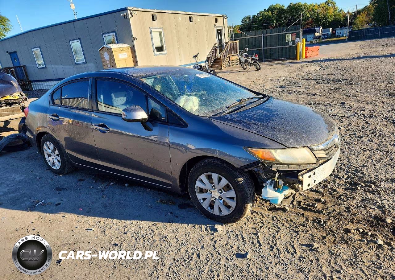 2012 Honda Civic Lx VIN:19XFB2F51CE344886 - 4