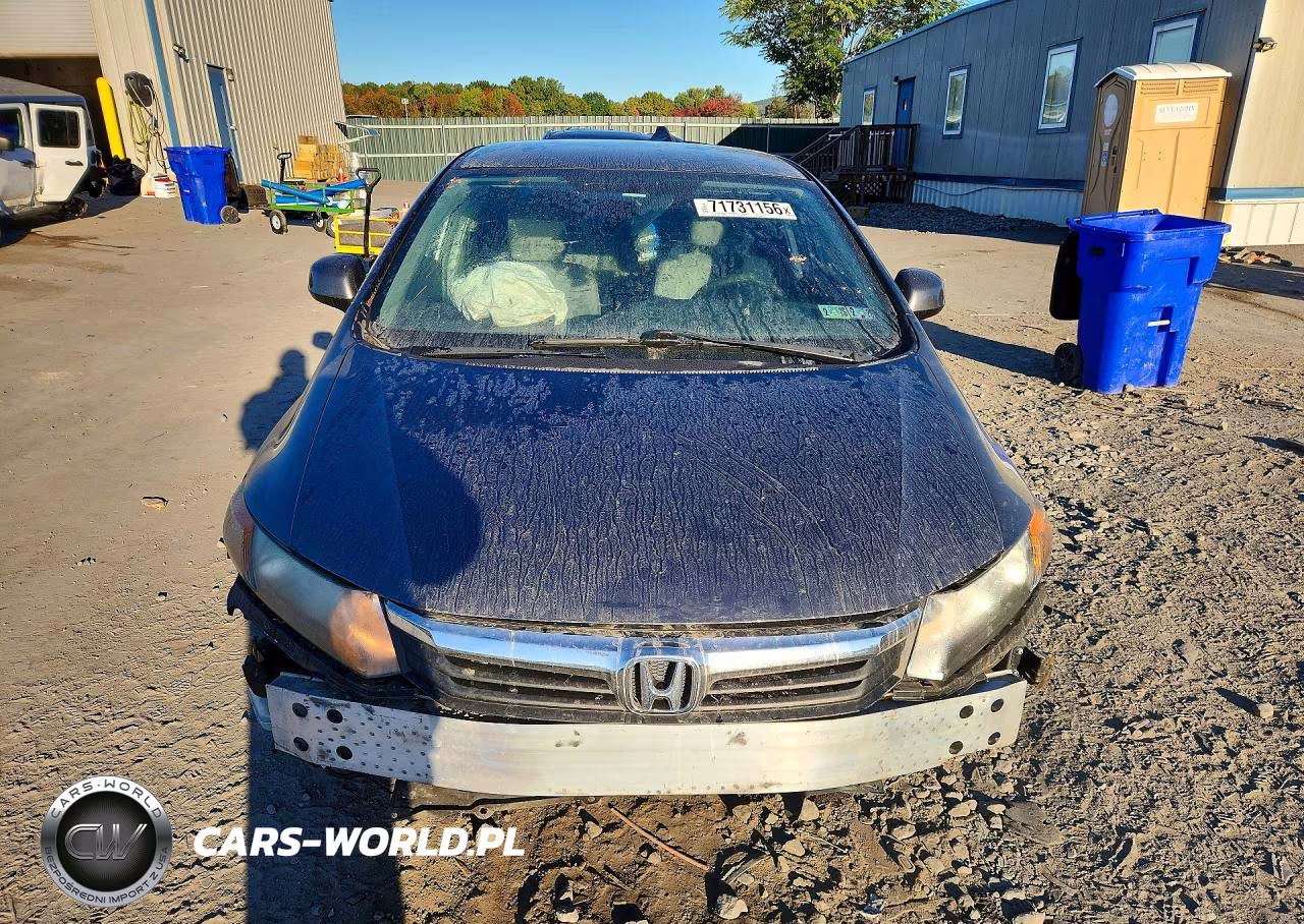 2012 Honda Civic Lx VIN:19XFB2F51CE344886 - 5