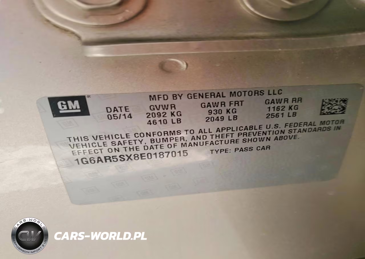 2014 Cadillac Cts Luxury Collection VIN:1G6AR5SX8E0187015 - 13