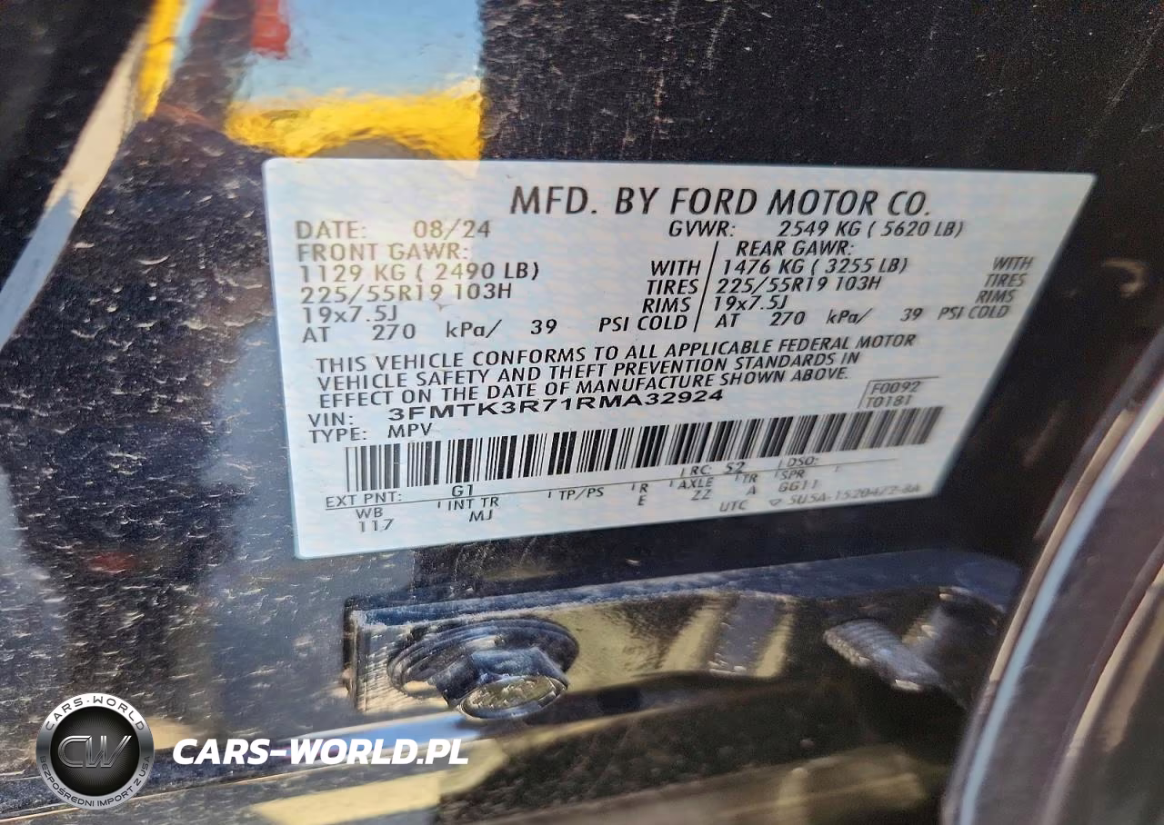 2024 Ford Mustang Mach-E Premium VIN:3FMTK3R71RMA32924 - 12